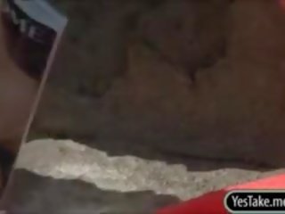 金发女郎 捷克语 妓女 猫咪 丰富 性交 在 公 为 金钱