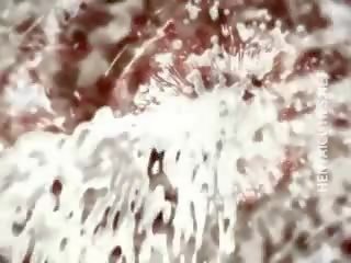 Charming 3d anime chicks gets fucked