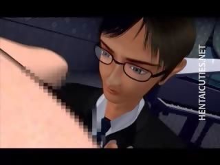 Nadržený 3d hentai svůdnice dostane štěrbina masturbated