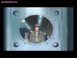 Anime babes získávání ňadra třel