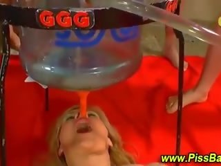 Golden piss showered call girl