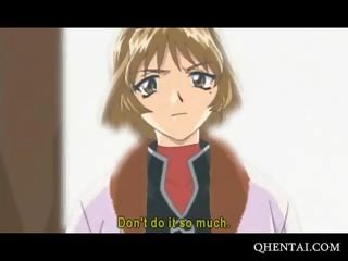 Plot epsh hentai nimfë merr whipped në orgazëm