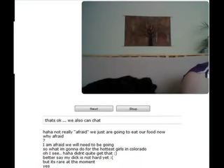 Birichina chatroulette camchick pronto per alcuni divertimento