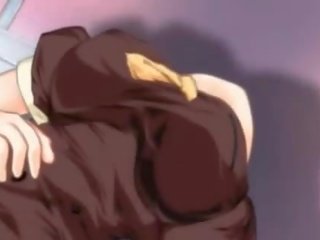 Blue haired anime enchantress sikiş shaft gets a ýüzüne dökülen