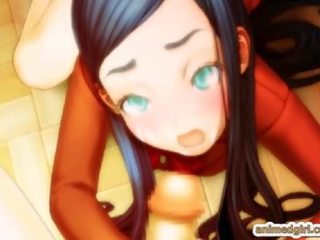 3d hentai digawe nggo tangan and oralsex until rai cum