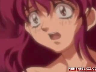 Bondage hentai lassie brutally fucked by ebony pervert adolescent