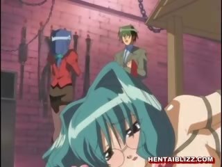 Beautiful Hentai Gets Chained And Whipped Hard