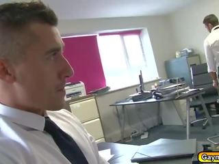 Gay tw-nks getting swell and Horny on job