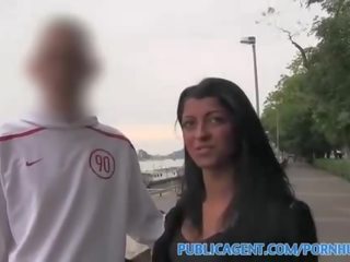 Publicagent pleasant brunet fucked in otel as her bf waits outside