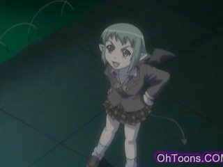 Fabulous young lover getting hard fucked by tentacle