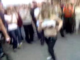 Началник лента танц в публичен
