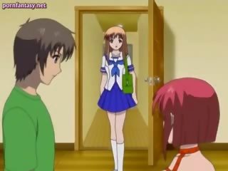 Redhead Anime Tramp Sucking A Fat putz