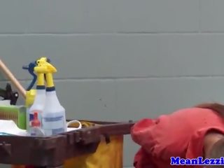 Lezdom prison dirty clip with stunning milf Shay Fox