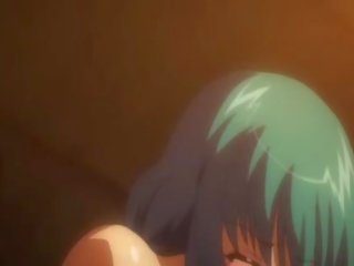 Anime jumps on huge hard dong