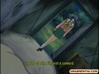 Bondage hentai teacher hard poking by pervert boy