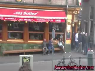 Real euro street girl blowjob action