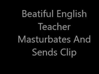 Beatiful 英语 老师 手淫 和 sends 视频