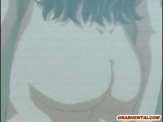 Captive 헨타이 간호사 와 muzzle 도착 압착 그녀의 빅 티츠