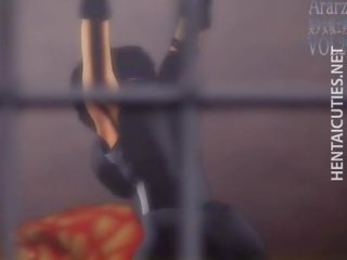 Captivating 3d anime gul gets tied up