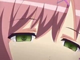 Kaaya-aya hentai bata babae makakakuha ng fondled at licked