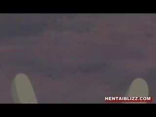 Завързан хентай слепешката dildoing тя wetpussy