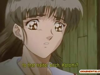 Hapon anime babae makakakuha ng squeezed kanya suso sa pamamagitan ng taong naligaw ng landas