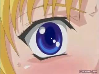 Blonde tempting hentai anime princess public gangbang