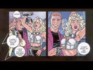 Pretty sexually aroused blonde chained