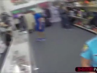 Superior brunette police officer sells a firearm and gets fucked by Shawn