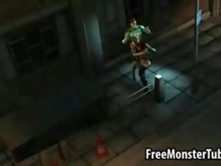 3d feature sucks sik and gets fucked by the green lantern