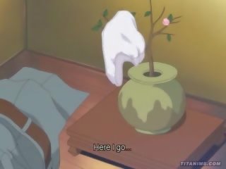 Captivating big jugs hentai anime milf rammed by stranger