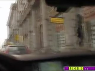 Attractive Red Head Kitana Gets Fucked At The Backseat