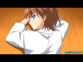 Adorable hentai darling gets deep poked by her intern