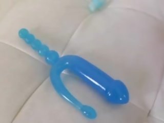Bionda principessa profondo dildo suo ano