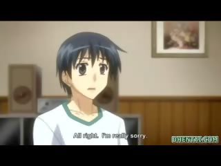 Hentai med učitel prsa sání a tittyfuckin