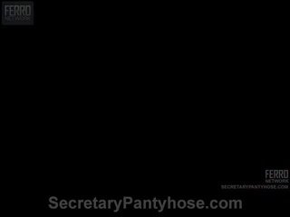 Selection Of Amazing shows From Secretary Pantyhose Inside Stocking xxx clip Niche