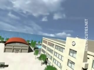 Umazano animirano adolescent dobi pribil dvignjeno krilo