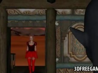 3d red sürmek hood sordyrmak on a monsters hard sik