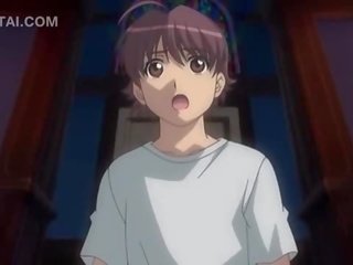 動漫 甜 年輕 女 表現 她的 peter 吸吮 技能