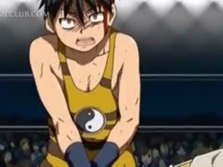 거대한 wrestler 하드 코어 빌어 먹을 에이 단 애니메이션 가장 사랑하는