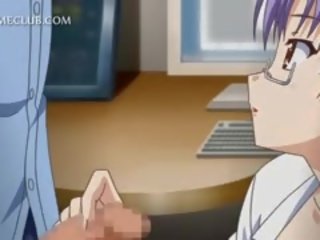 Beautiful 3d Anime girlfriend Tit Fucking Big peter In Close-up