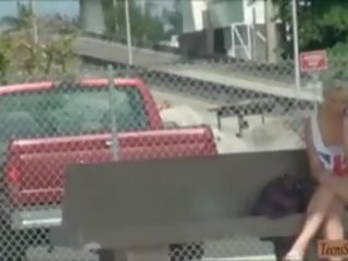 Cute Blonde Teen Boned At The Backseat By A Pervert Stranger