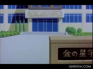 Hentai kotě dostane slick píča olízl a kozičky olizovat podle aliens