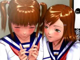 二 3d 无尽 女学生 得到 钉