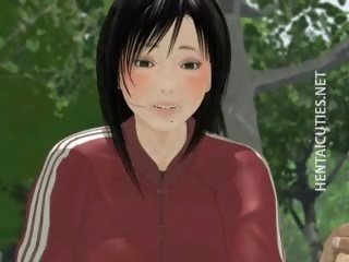 Špinavý 3d anime ms sát putz venku