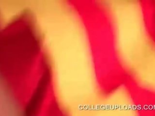 学院 拉拉队长 擦 娘们 在 特写