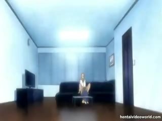 Voluptuous Anime sweetheart Riding Big penis Until Strong Orgasm