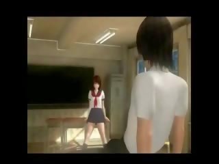 Enticing 3d chearleader трахання