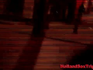 Real gollandiýaly köçe gyz sucks for nagt pul