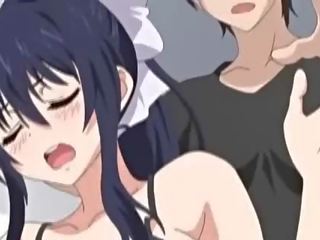Teen animated lover doing deeptroath
